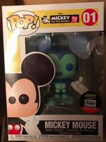 1 Mickey Mouse Green/Blue Mickey Exhibition Mickey Mouse Universe Funko pop