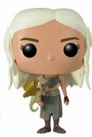 3 Daenerys Targaryen w/ Golden Dragon Exclusive Game of Thrones Funko pop
