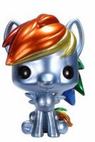 4 Metallic Rainbow Dash Gemini Collectibles My Little Pony Funko pop