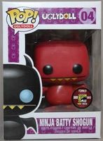 4 Red Colorway Ninja Batty Shogun SDCC 2012 Uglydoll Funko pop