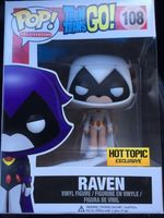 108 White Raven Hot Topic Teen Titans Go! Funko pop
