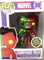 39 Metallic Compound Hulk Toy Anxiety Marvel Comics Funko pop