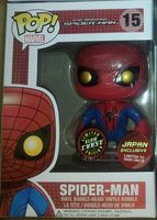 15 Spiderman Glow Japan Exclusive Marvel Comics Funko pop