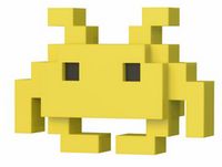 33 Yellow Medium Invader Gamestop 1:6 8-Bit Funko pop