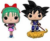 0 Bulma & Goku with Flying Nimbus BAM Dragonball Z Funko pop