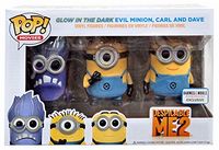 0 Dave and Evil Minion Glow in the Dark 3 Pack Despicable Me Funko pop