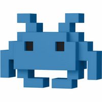33 Blue Medium Invader Gamestop 1:6 8-Bit Funko pop