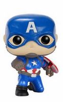 137 Gamestop Exclusive Action Pose Captain America Marvel Comics Funko pop