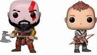 0 Kratos and Atreus 2 pack Best Buy God of War Funko pop