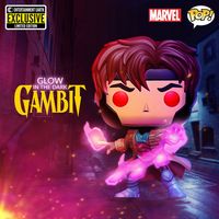 553 Glow Gambit EE Marvel Comics Funko pop