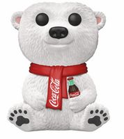 58 Flocked Coca Cola Polar Bear Coca Cola Funko pop