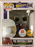 608 Clear Invisible Man Monsters Funko pop