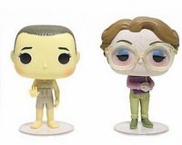 0 Upside Down Eleven and Barb Hot Topic/ECCC Stranger Things Funko pop