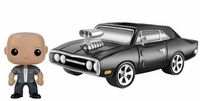 17 Dom with/ 1970 Charger Fast & Furious Funko pop