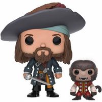 225 Barbossa WIth Monkey NYCC 2016 Pirates Of The Caribbean Funko pop
