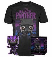 0 Black Panther with T Shirt Marvel Comics Funko pop