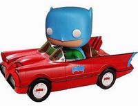 1 Red Batmobile Batman Funko pop