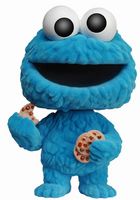 2 Flocked Cookie Monster Toy Tokyo NYCC 15 Sesame Street Funko pop