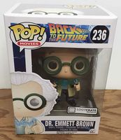 236 Dr. Emmett Brown Lootcrate Back To the Future Funko pop