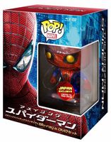 0 Metallic Spider man Funko Blu ray/dvd Set Japan Exclusive Marvel Comics Funko pop