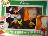 0 Roger Rabbit & Jessica Rabbit Toy Tokyo Combo Pack Funko pop