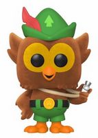 96 Woodsy Owl Flocked FunkoShop United States Forest Service Funko pop