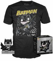 239 Batman (Hush) Jim Lee Deluxe B/W Gamestop T Shirt Bundle DC Universe Funko pop
