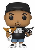 2 Gabriel Fluffy Iglesias with Dogs (Vinnie and Risa) comedian Funko pop