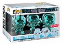 0 Hitchhiking Ghosts Chrome 3 Pack: Phineas, Ezra, Gus Target The Haunted Mansion Funko pop