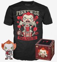 475 Pennywise with Balloon Metallic Hot Topic T Shirt Bundle Stephan Kings - It Funko pop