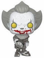 830 Pennywise with Beaver Hat Black & White FYE Stephan Kings - It Funko pop