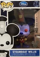 24 Steamboat Willie Blue and Red 9 Inch 2013 D23 Expo Mickey Mouse Universe Funko pop