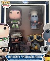 0 4 Pack Minis: Buzz Lightyear, Carl, Remy and Wall E 2013 D23 Expo Toy Story  Funko pop