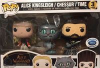 0 Alice, Chessur & Time Combo Pack Funko pop