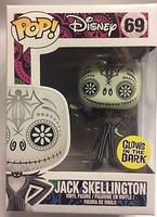 69 Day of the Dead Jack Skellington Glow In The Dark Hot Topic Nightmare Before Christmas Funko pop