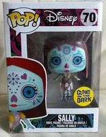70 Day of the Dead Sally Glow In The Dark Hot Topic Nightmare Before Christmas Funko pop