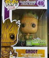 49 Glow Groot Loot Crate Guardians of The Galaxy Funko pop