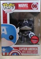 6 B&W Captain America Gemini Marvel Comics Funko pop