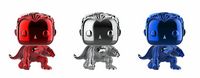 0 Superman Chrome Red, Silver, and Blue 3 Pack DC Universe Funko pop