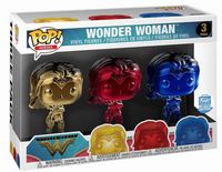 0 Chrome 3 Pack Wonder Woman DC Universe Funko pop