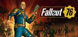 A logo image for Fallout 76 video game.