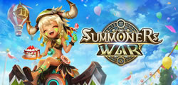 A logo image for Summoner's War video game.