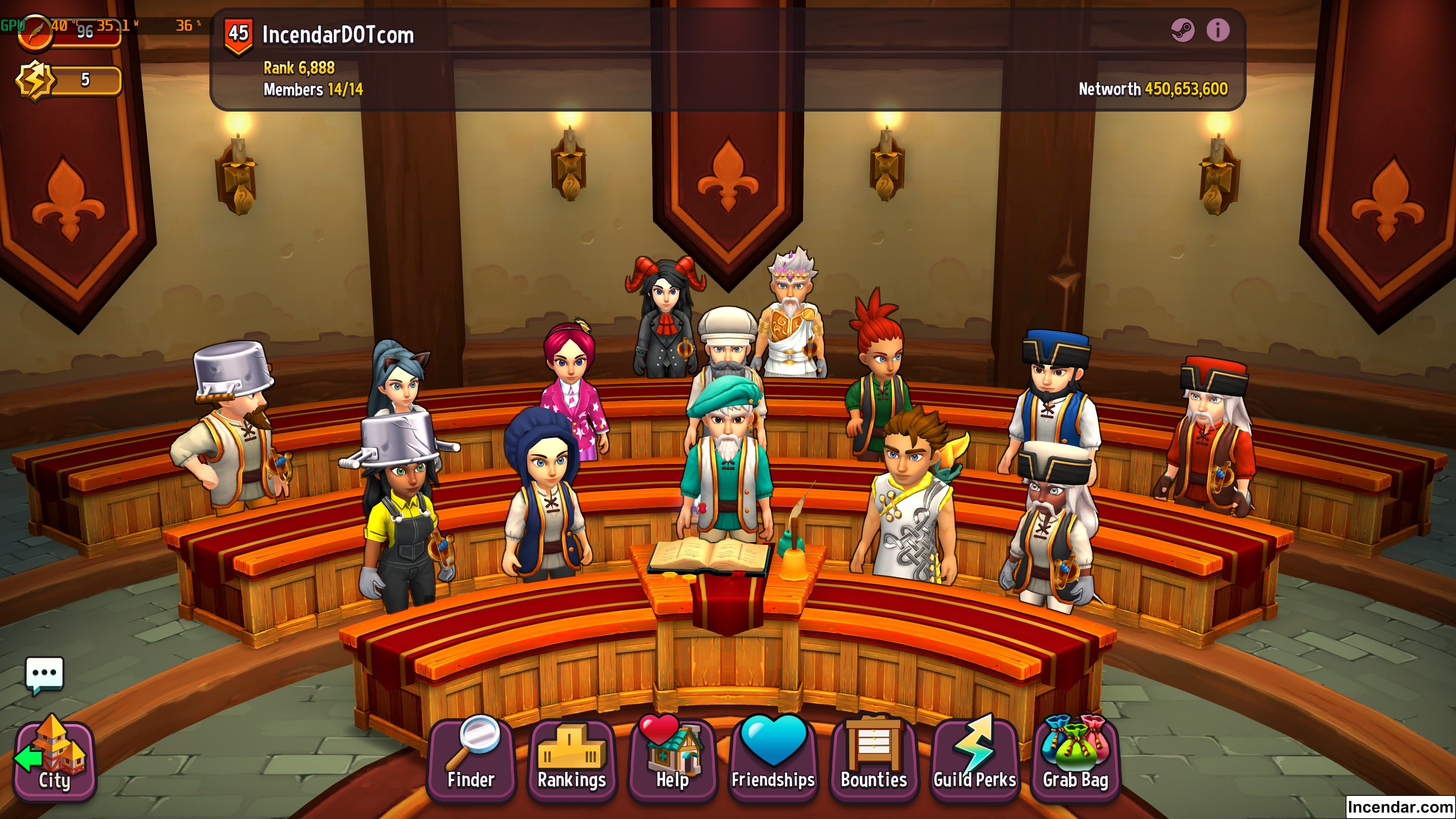 Screenshot 4k Image Shop Titans Game Guild Level 45