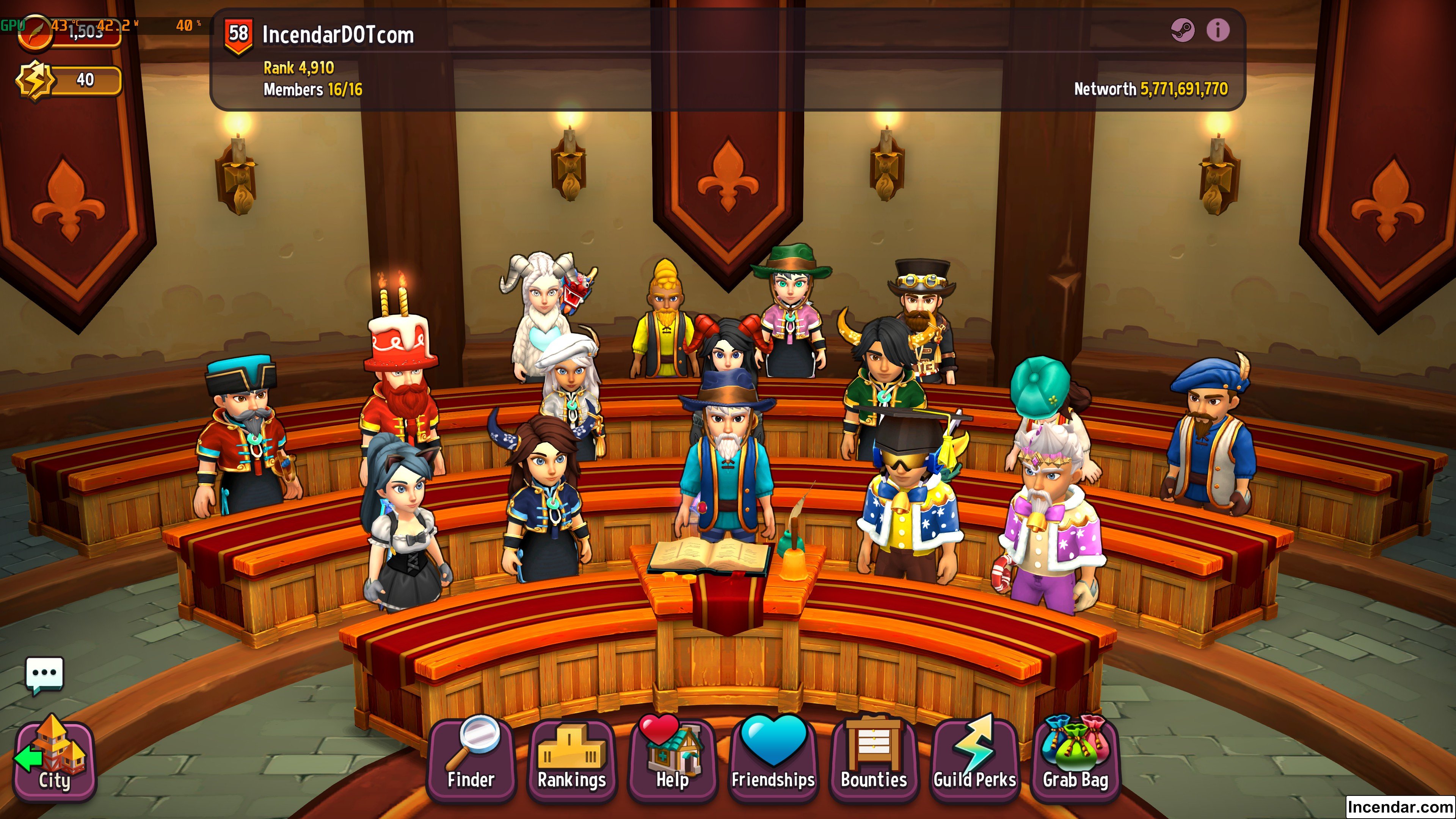 Screenshot 4k Image Shop Titans Game Guild Level 58