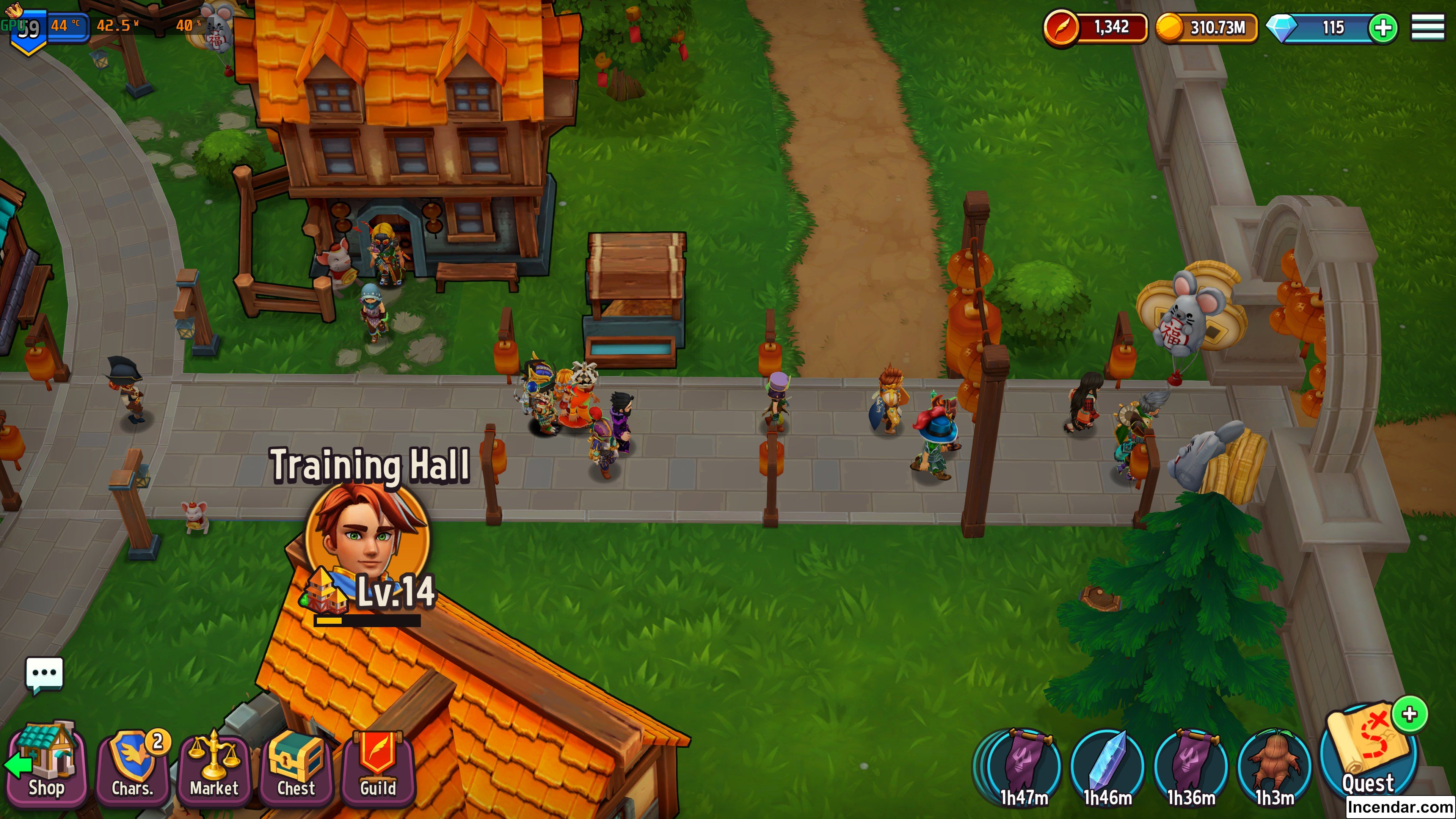 Screenshot 4k Image Shop Titans Game Heros And Champions Leaving Town For Quest