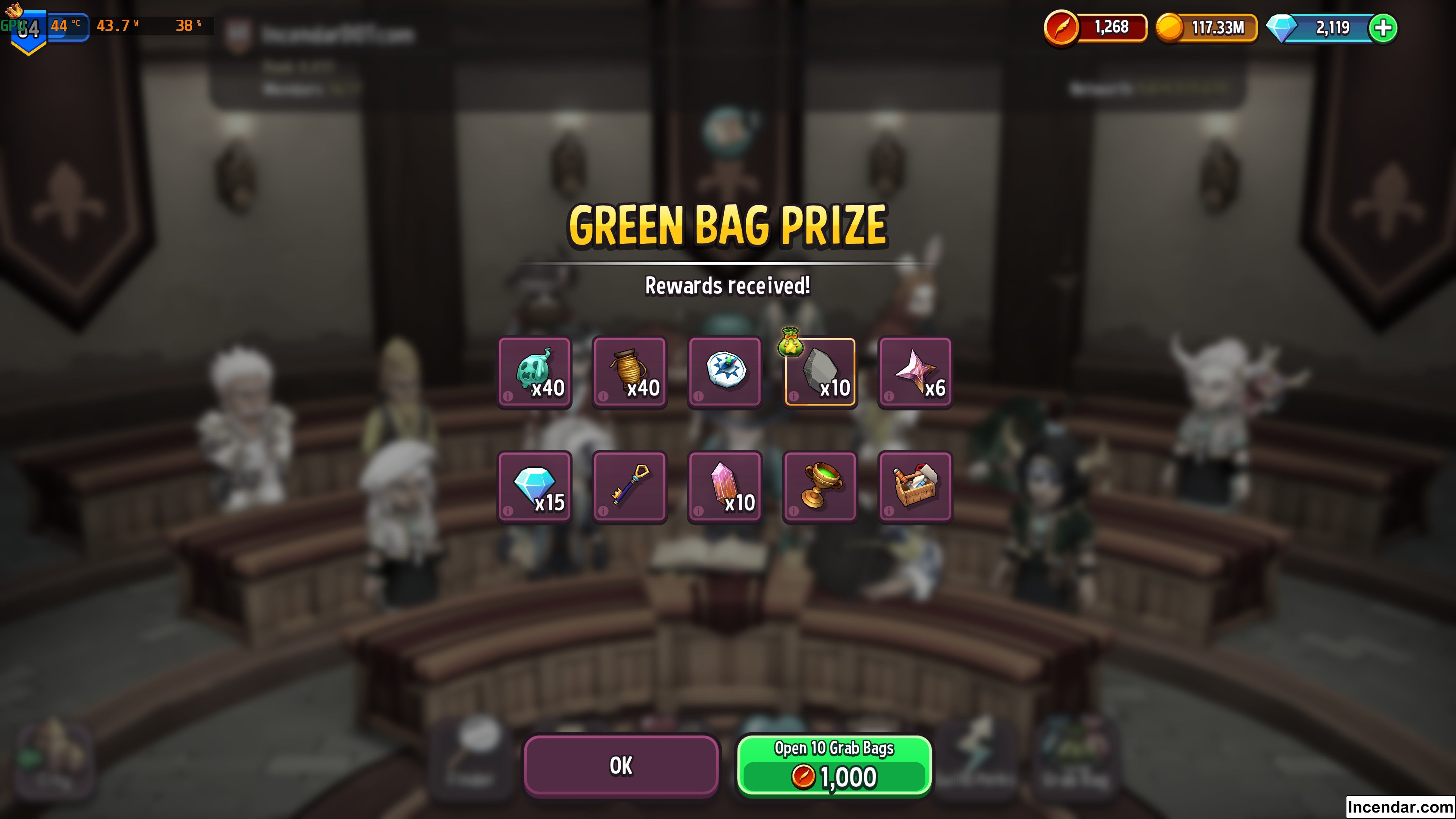 Screenshot 4k Image Shop Titans Game Using 10 Guild Grab Bags Results 1
