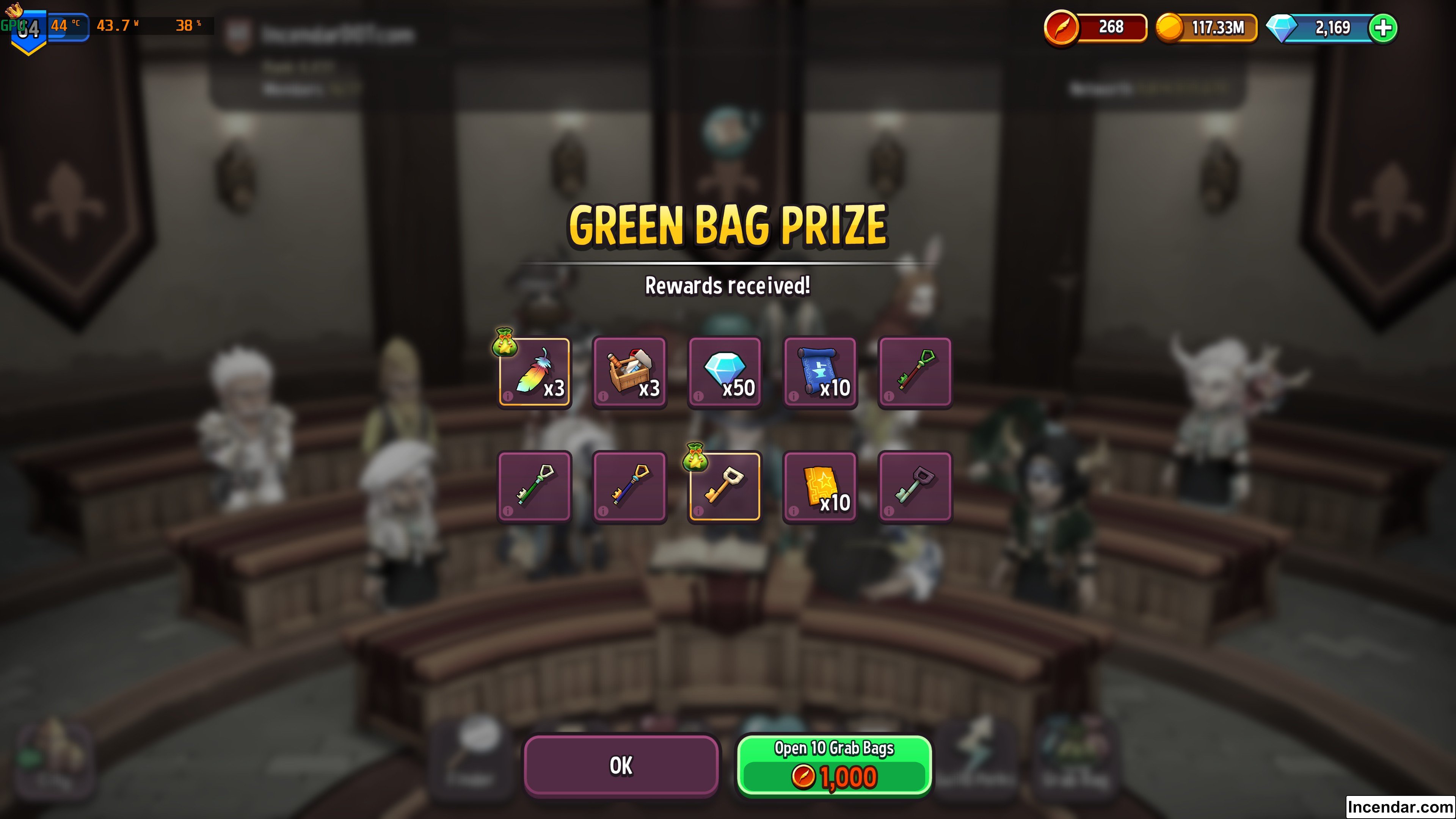 Screenshot 4k Image Shop Titans Game Using 10 Guild Grab Bags Results 2