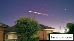 Mysterious flying object lighting up sky in central Victoria believed to be space junk