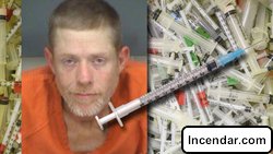 Florida man denies syringes found in rectum are his