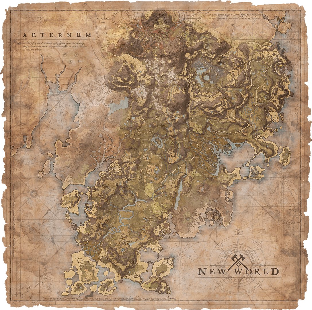 New World game maps